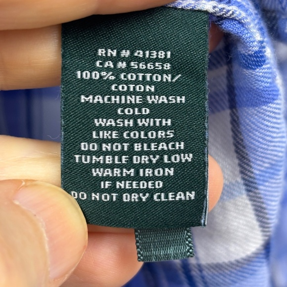 Lauren Ralph Lauren Women Long Sleeve 100% Cotton Button Up Shirt Sz XL Classic - Picture 5 of 9